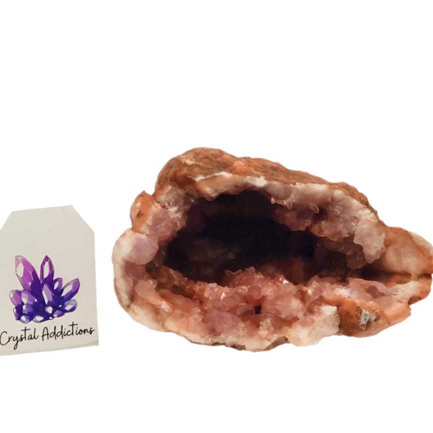 Pink Amethyst Druzy Cluster # 81