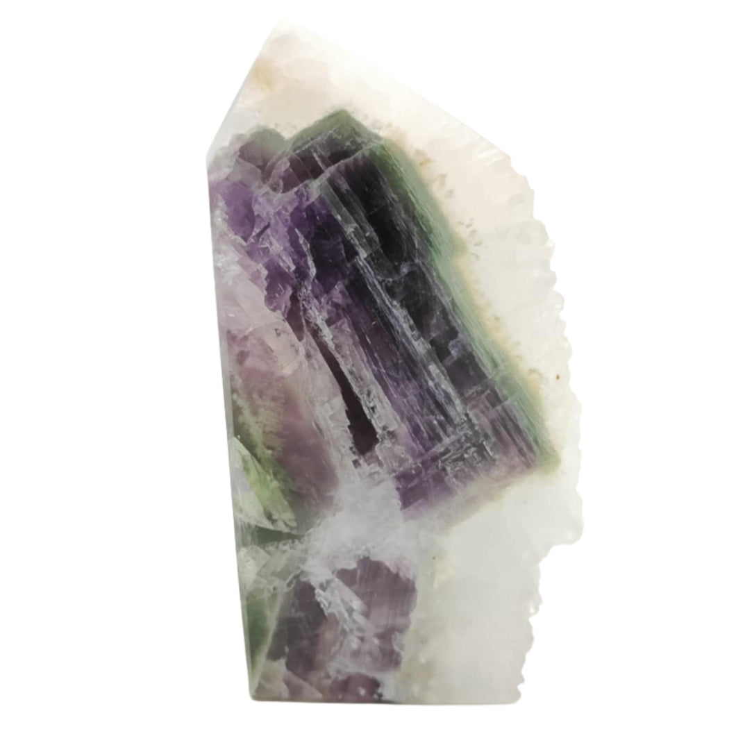 Rainbow Fluorite Druzy Point # 106