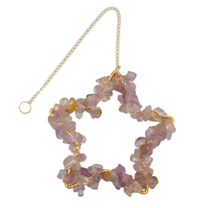 Ametrine Star Chip Hangers