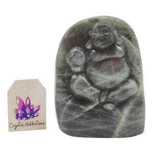 Purple Labradorite Buddha # 105