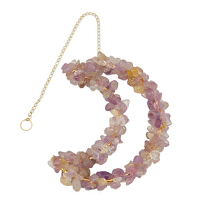 Ametrine Moon Chip Hangers