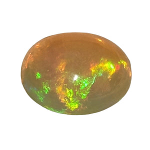 White Opal Oval Gemstone # 101