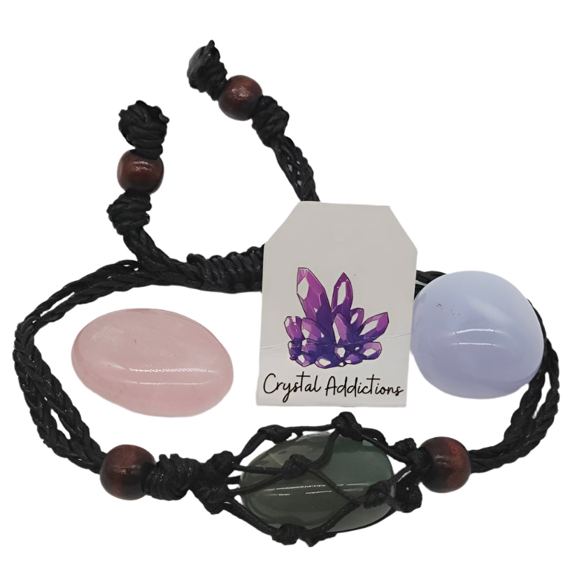 Macramé Adjustable Tumble Bracelet