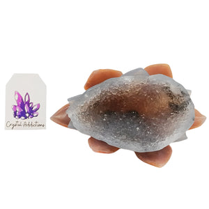 Druzy Agate Lotus Flower # 68