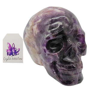 Chevron Amethyst Skull # 76