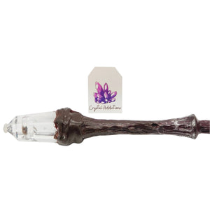 Clear Quartz Crystal Wand # 177