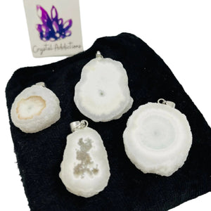 Stalactite Slice Pendants