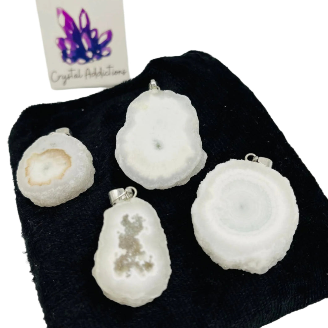 Stalactite Slice Pendants