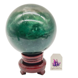 Green Fluorite Sphere # 104