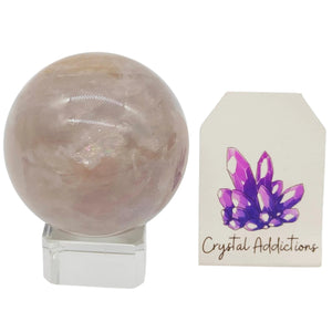 Blue Rose Quartz Sphere # 57