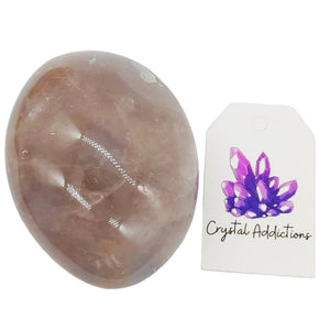 Blue Rose Quartz Palm Stone # 196