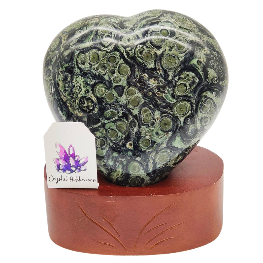 Kambaba Jasper Heart # 126