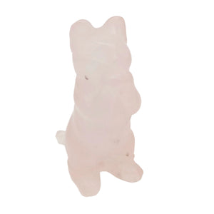 Rose Quartz Standing Cat # 5