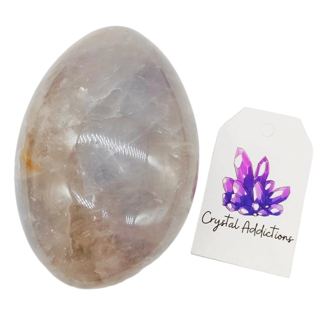 Blue Rose Quartz Palm Stone # 101