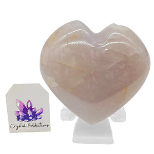 Blue Rose Quartz Heart # 169 P.I.