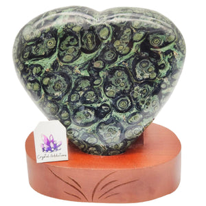 Kambaba Jasper Heart # 135