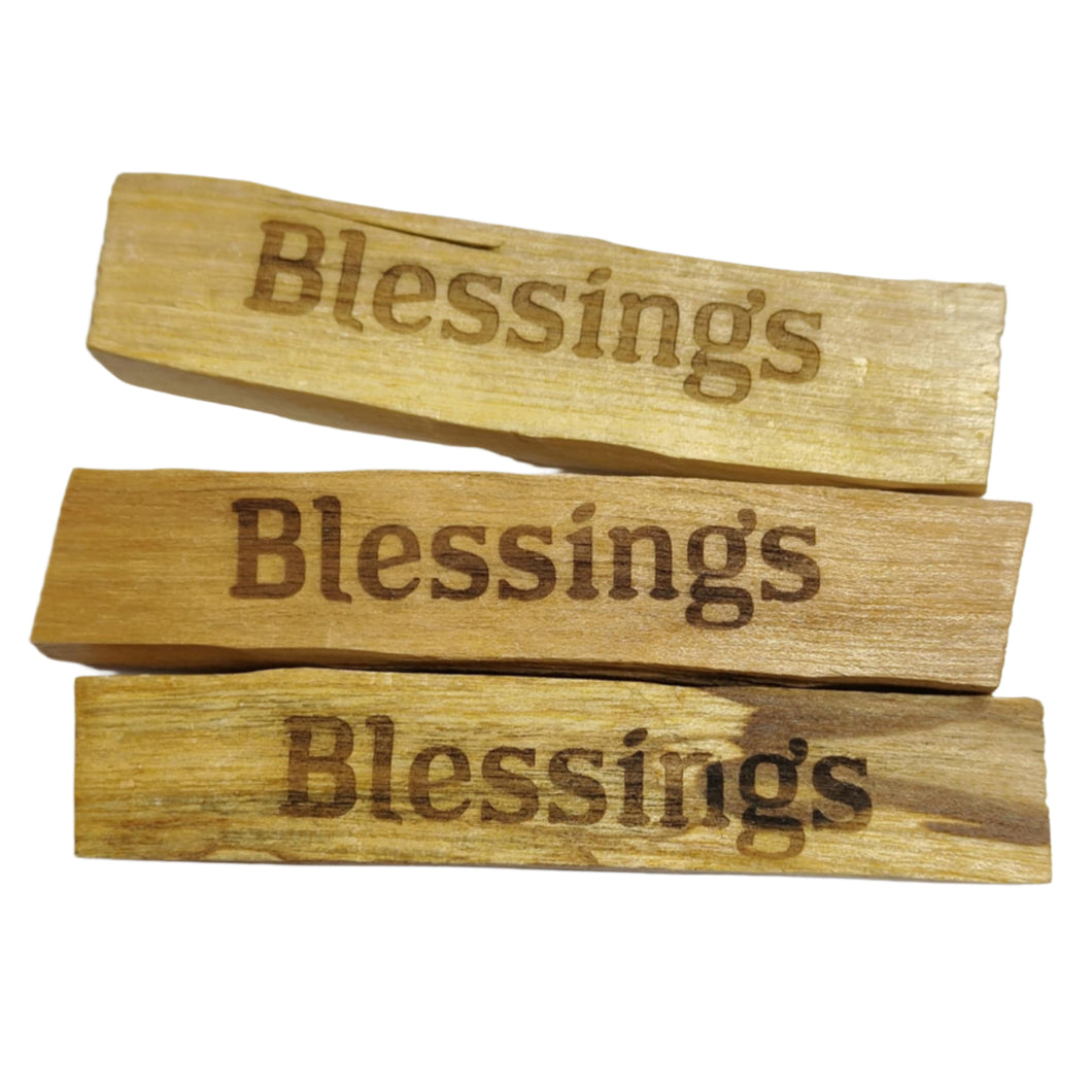 Etched Palo Santo Sticks