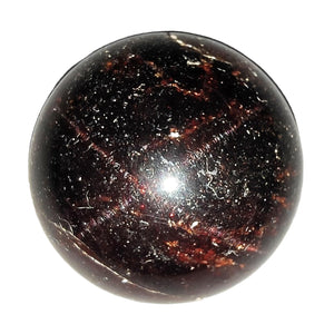 Garnet Sphere with Star # 144