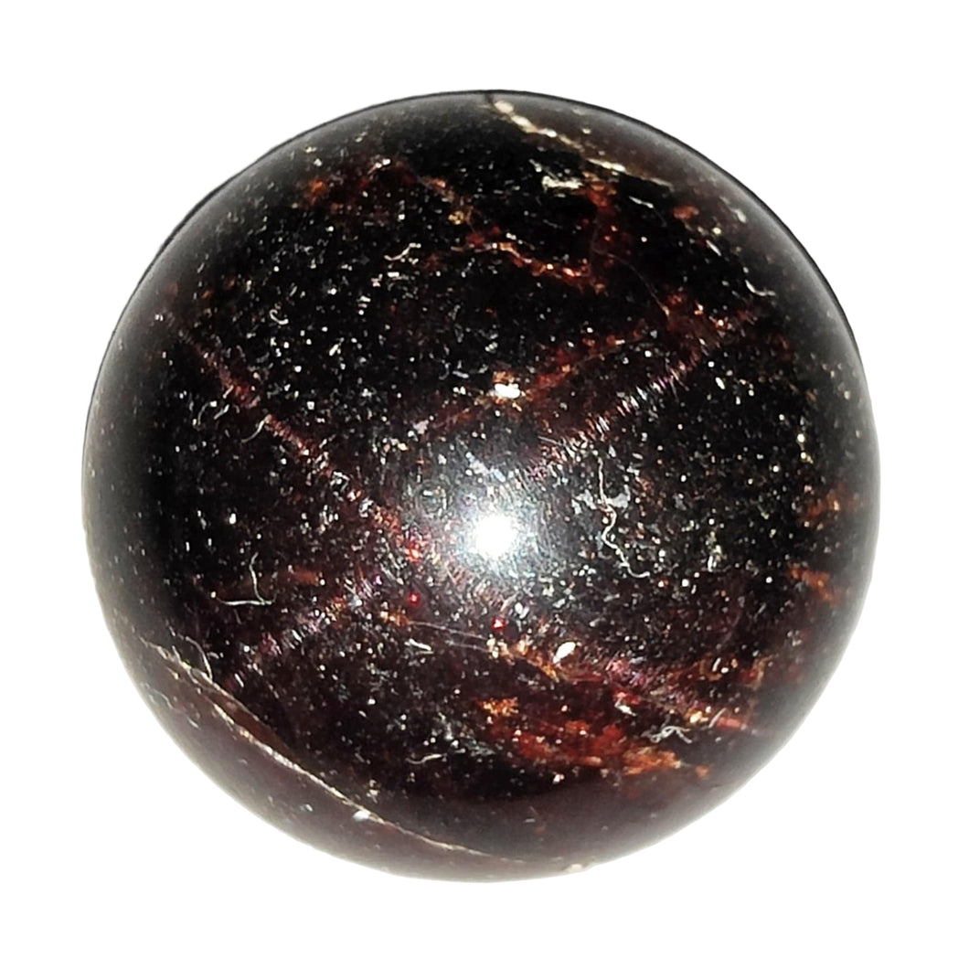 Garnet Sphere with Star # 144