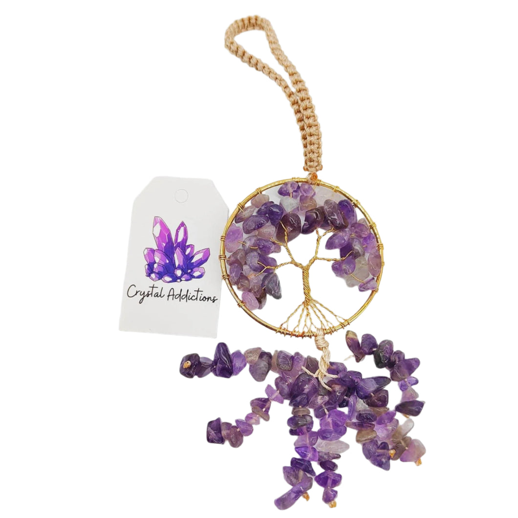 Amethyst Tree of Life Hanger