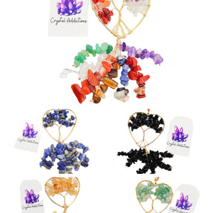 Tree of Life Heart Hanger