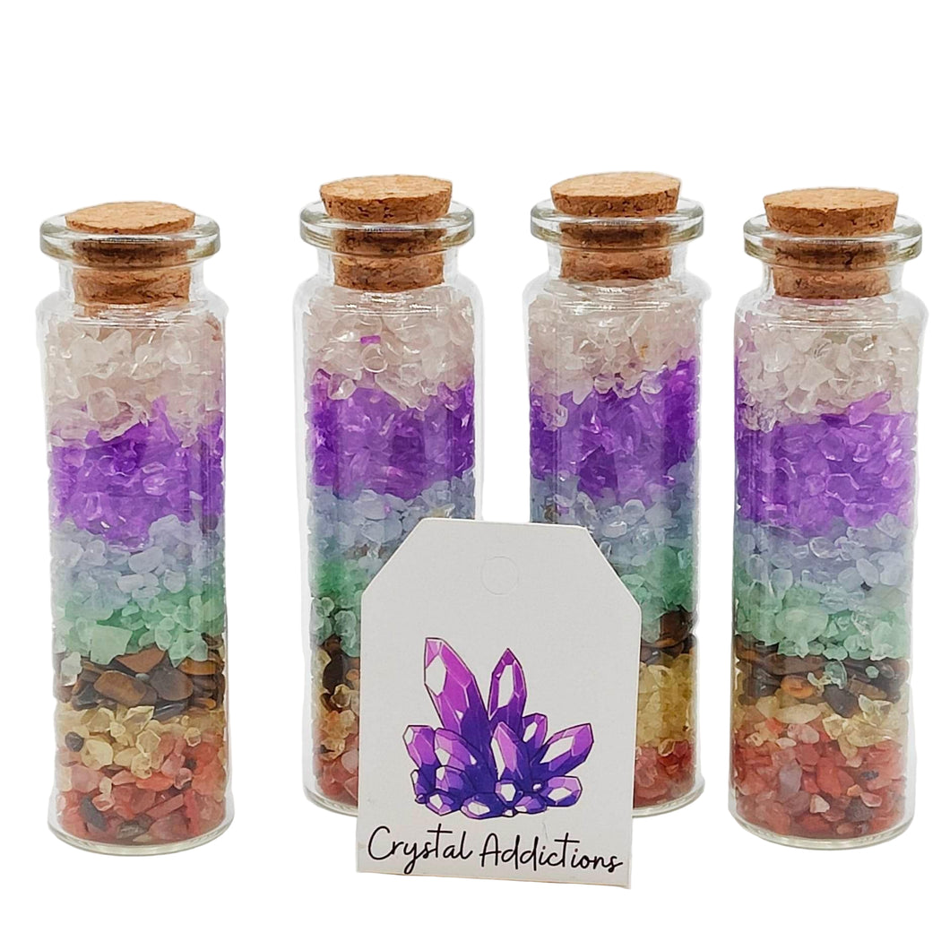 VERONICA VAN MASTRIGT - Chakra Wish Chip Bottles