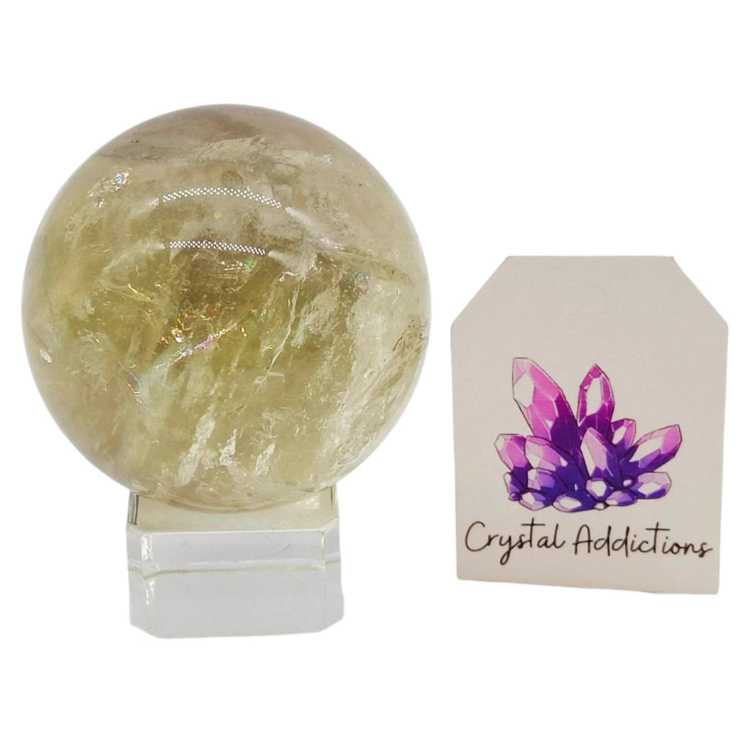 Citrine Sphere w/Phantom # 193