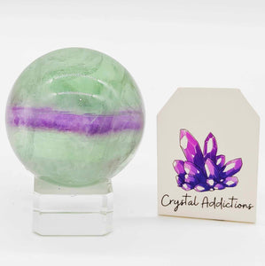 Rainbow Fluorite Sphere # 80