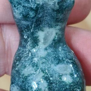 Moss Agate Goddess # 127