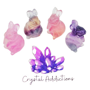 Rainbow Fluorite Mini Rabbit