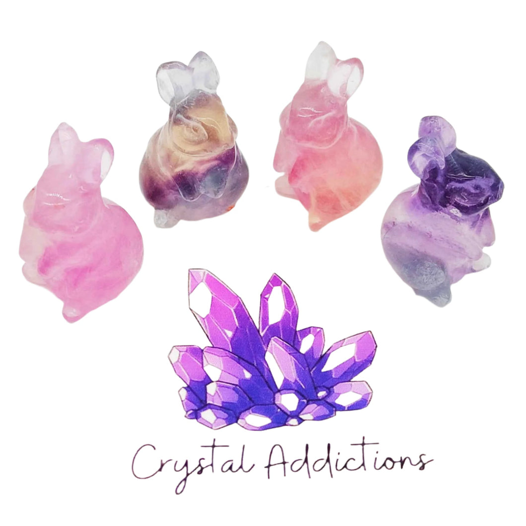 Rainbow Fluorite Mini Rabbit