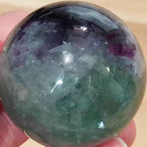 Rainbow Fluorite Sphere # 177