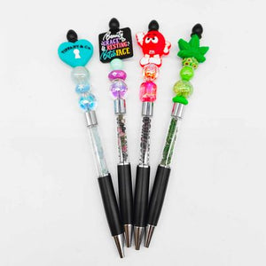 Beadable Crystal Chip Pens