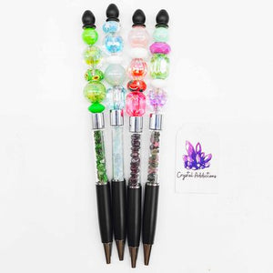 Beadable Crystal Chip Pens