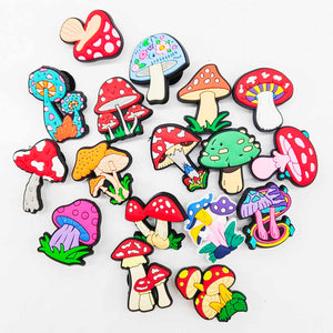 Mushroom Shoe Charms