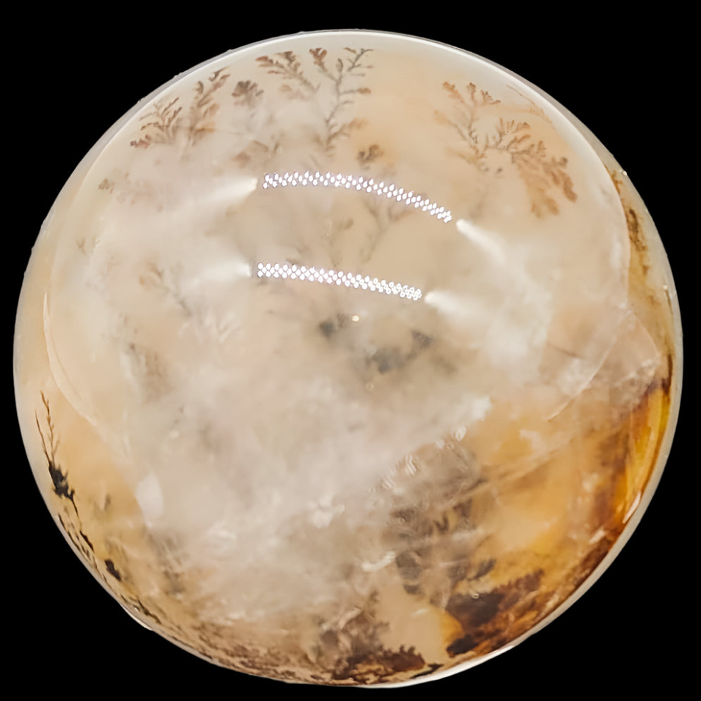 Dendritic Quartz Sphere w/Star # 89