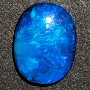 White Cliffs Opal - Doublet Blue # 9