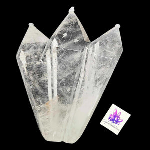 Clear Quartz Triple Terminated Tower # 144