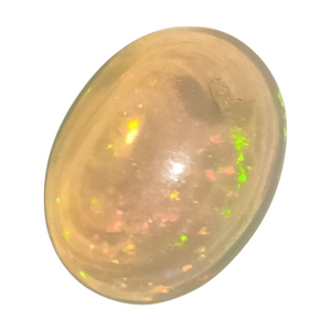 White Opal Oval # 62