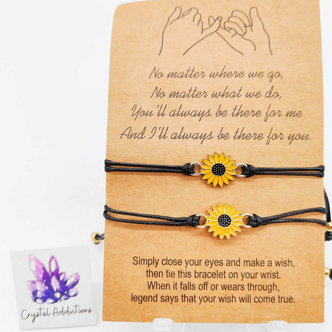 Sunflower Bracelet Set