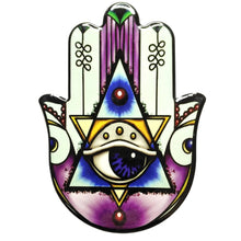 Load image into Gallery viewer, Hamsa Hand Ceramic Coaster
