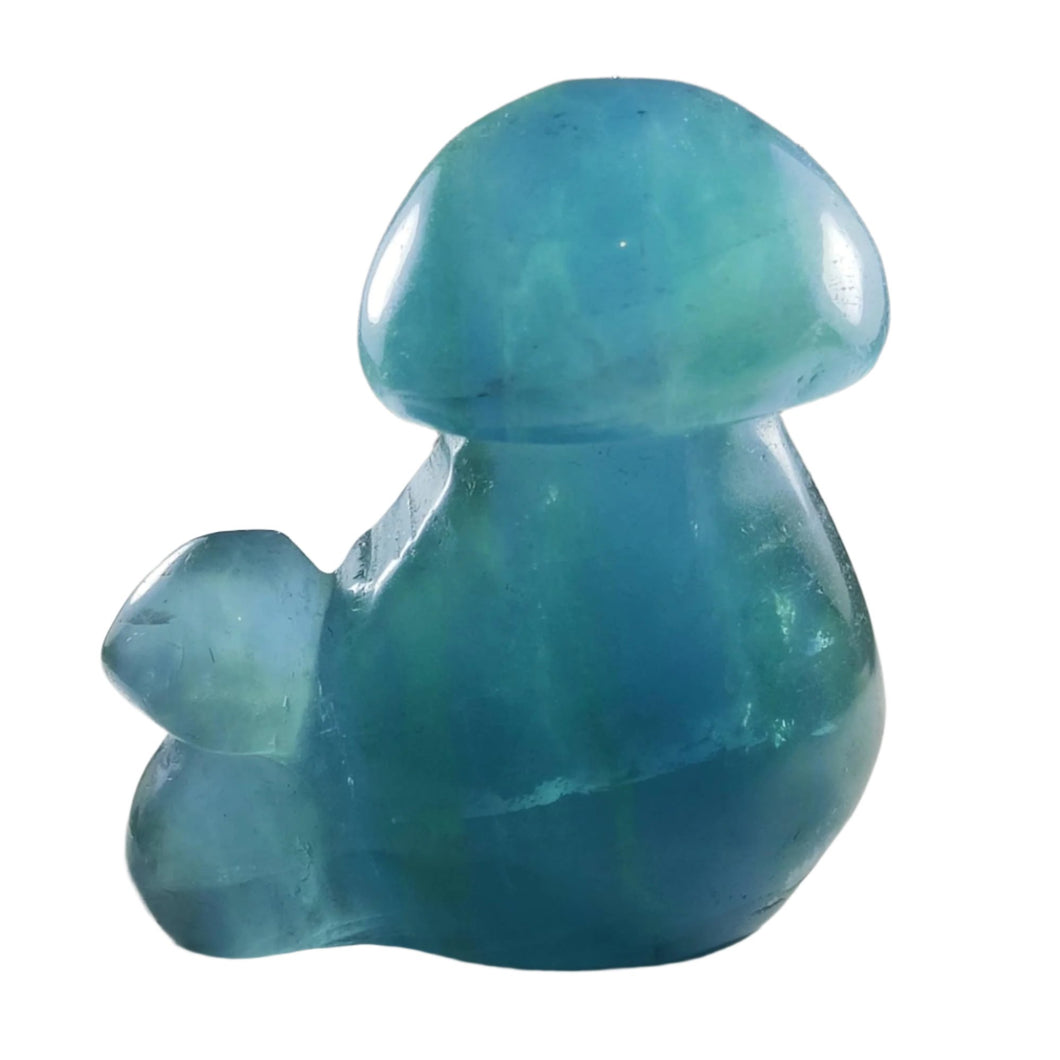 Blue Fluorite Double Mushroom # 165