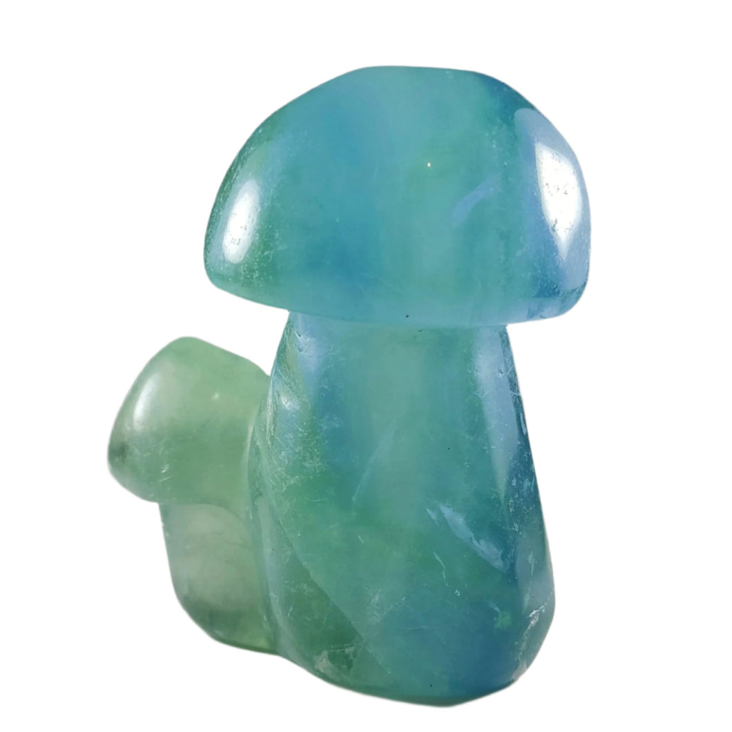 Blue Fluorite Double Mushroom # 172