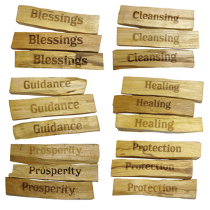 Etched Palo Santo Sticks