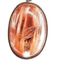 Load image into Gallery viewer, Copper Rutile Sterling Silver Pendant # 43
