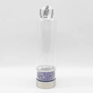 Amethyst Chip Water Bottle