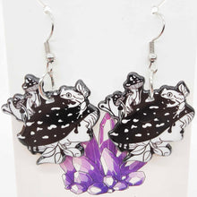 Load image into Gallery viewer, Mystic Mushroom Earrings
