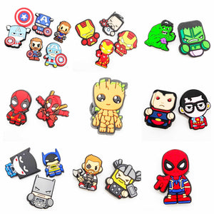 Superheroes Shoe Charms