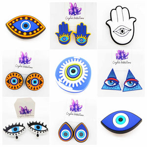 Evil Eye Shoe Charms