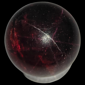 Garnet Sphere with Star # 46